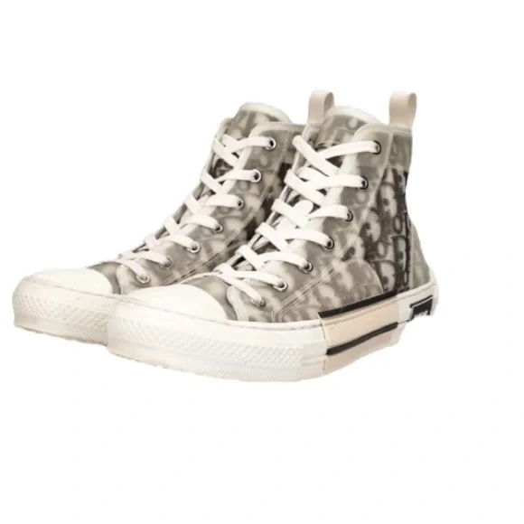 ❤️CHRISTIAN DIOR Size 42EU/10US B23 High Dior Oblique High Top Sneakers - Picture 8 of 11